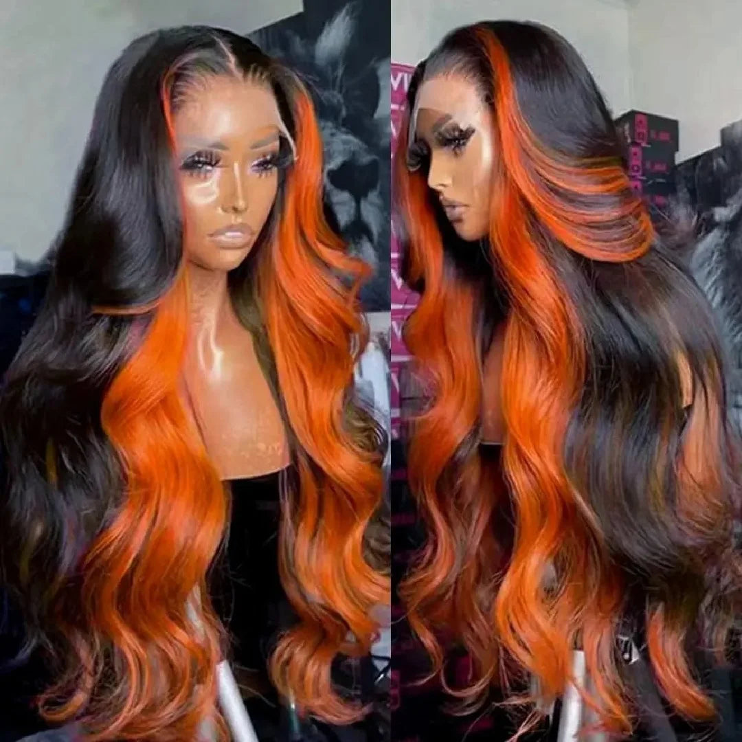 Ginger Orange Highlight Wig