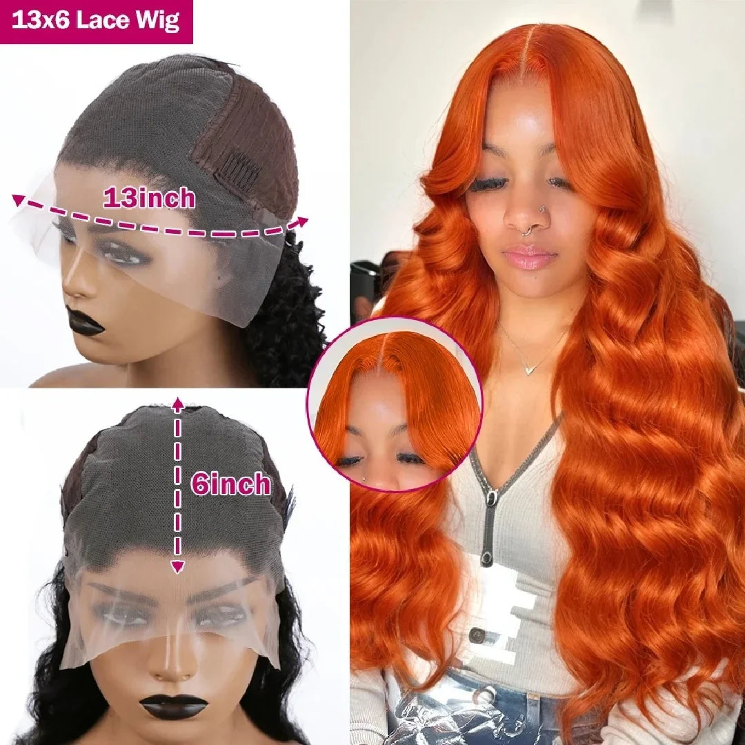 Ginger Orange Highlight Wig