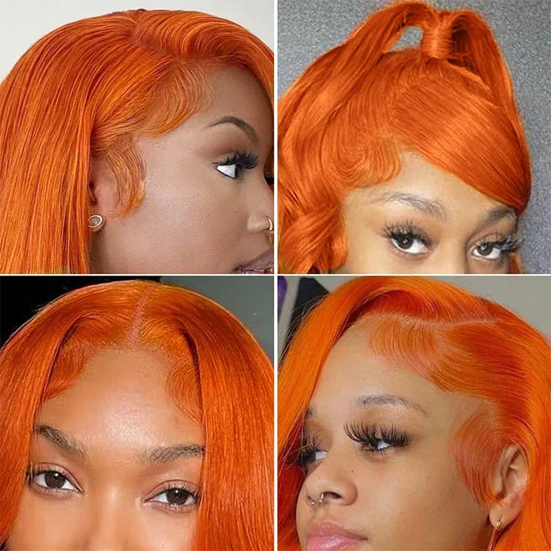 Orange Ginger Lace Front Wig