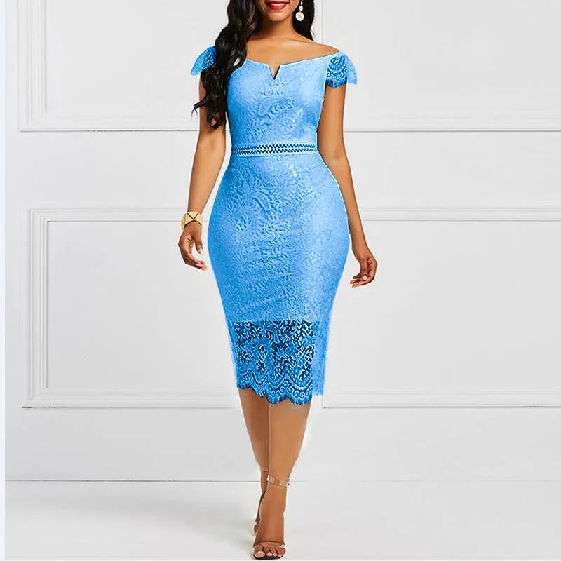 Elegant Lace Bodycon Dress