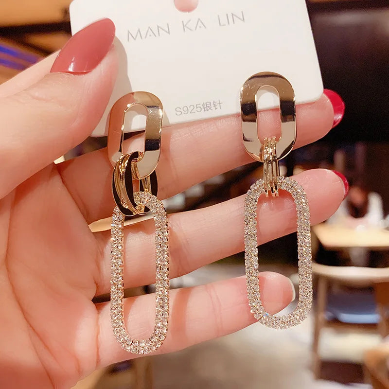 Pearl Dangle Drop Gold Earring