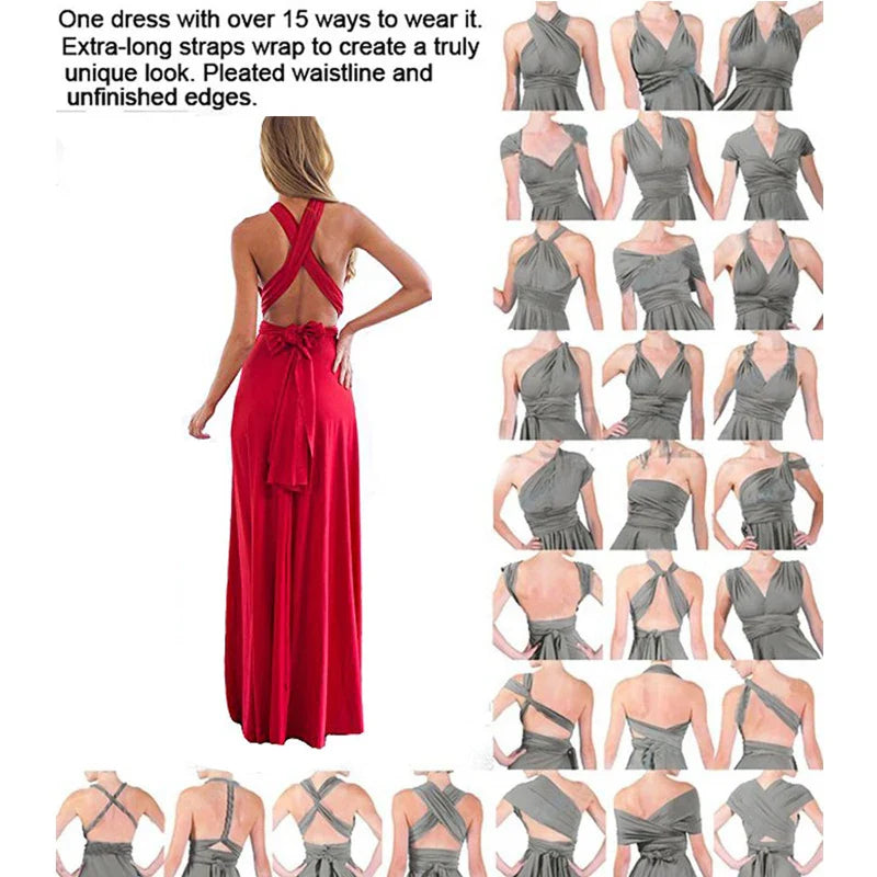 Multiway Wrap Maxi Dress