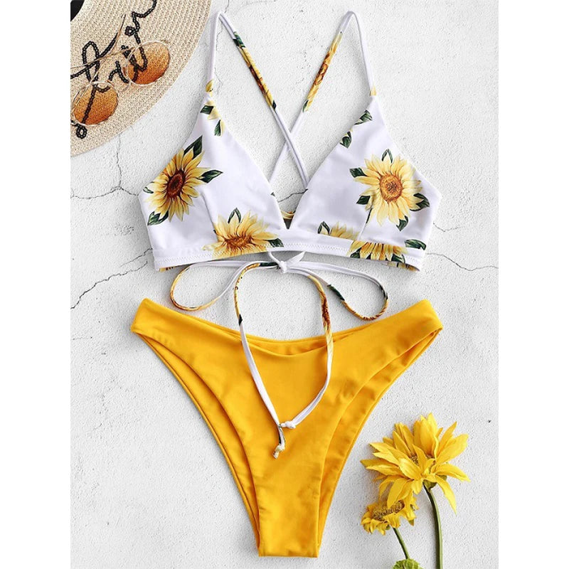 Sunflower Bikini Set