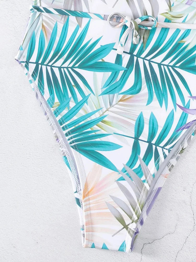 Deep V One-Piece – Backless Mono Bikini