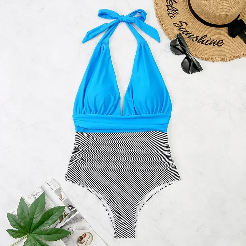 Printed One-Piece Swimsuit