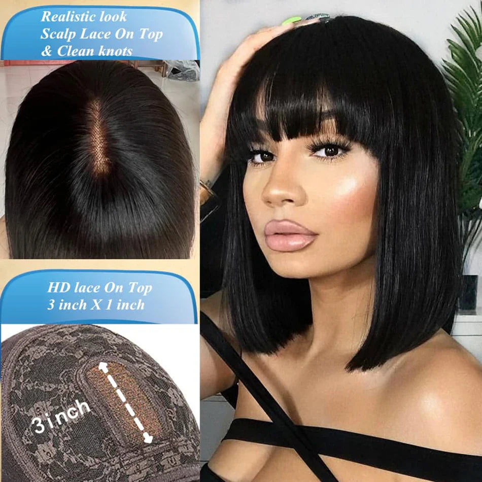Short Bob Wig – Bone Straight