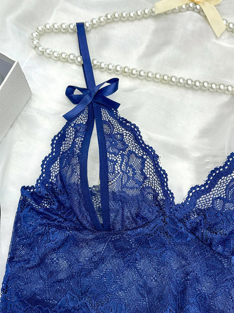 Transparent Lace Lingerie Set