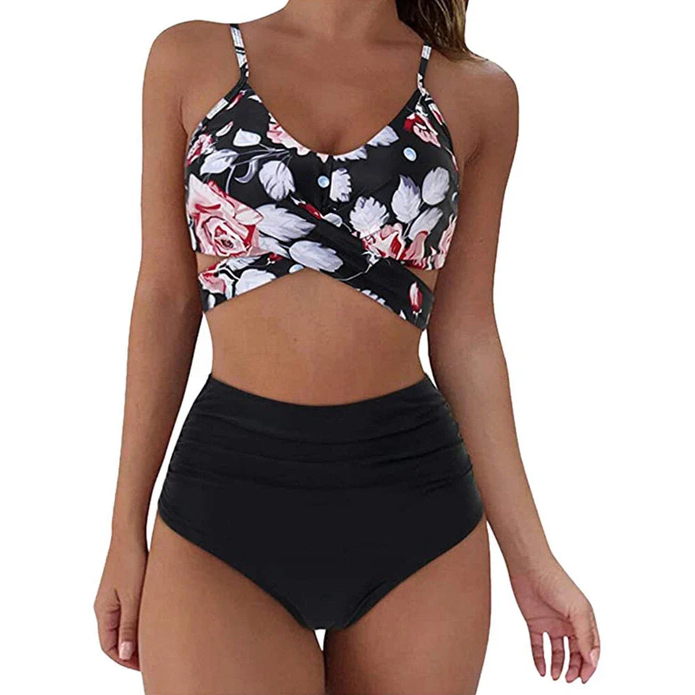 Slim Bikini Set – High Waisted Brazilian Style