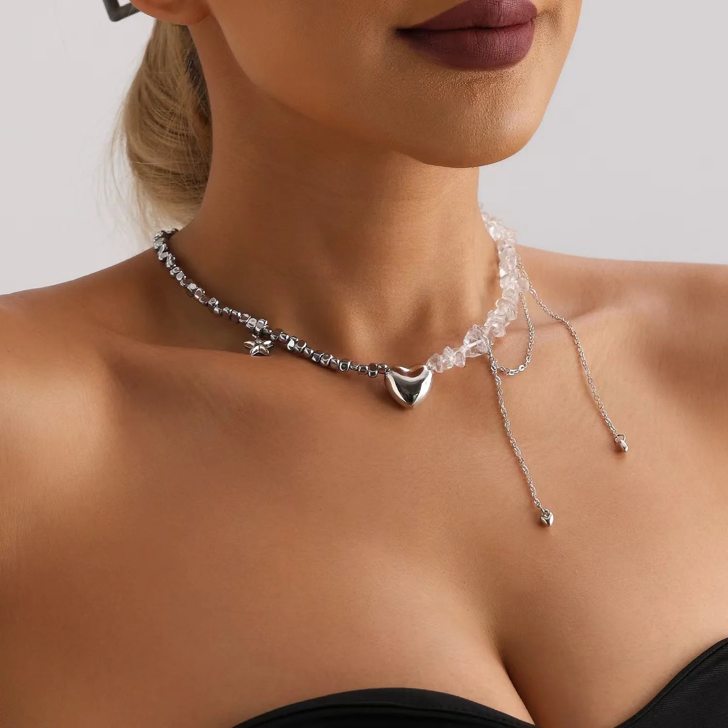 Heart Beaded Necklace