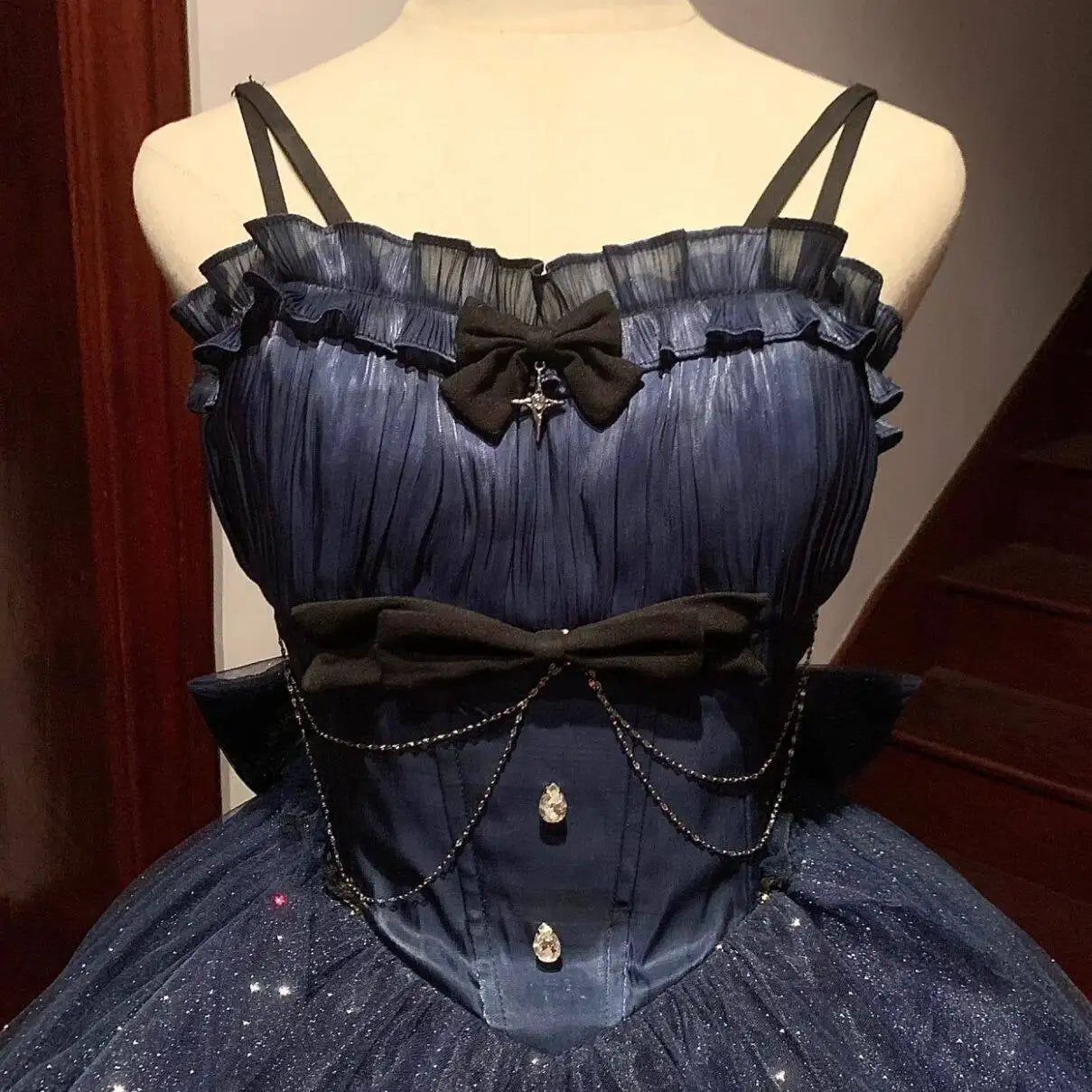 French Style Sparkling Mini Dress