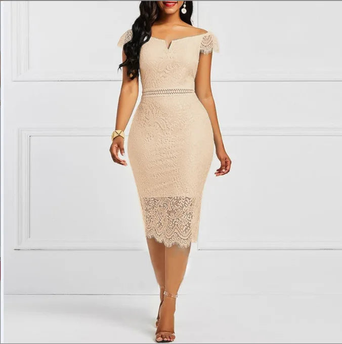 Elegant Lace Bodycon Dress