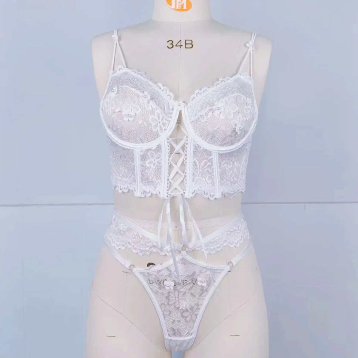 Glamora 3D Flower Lace Bra