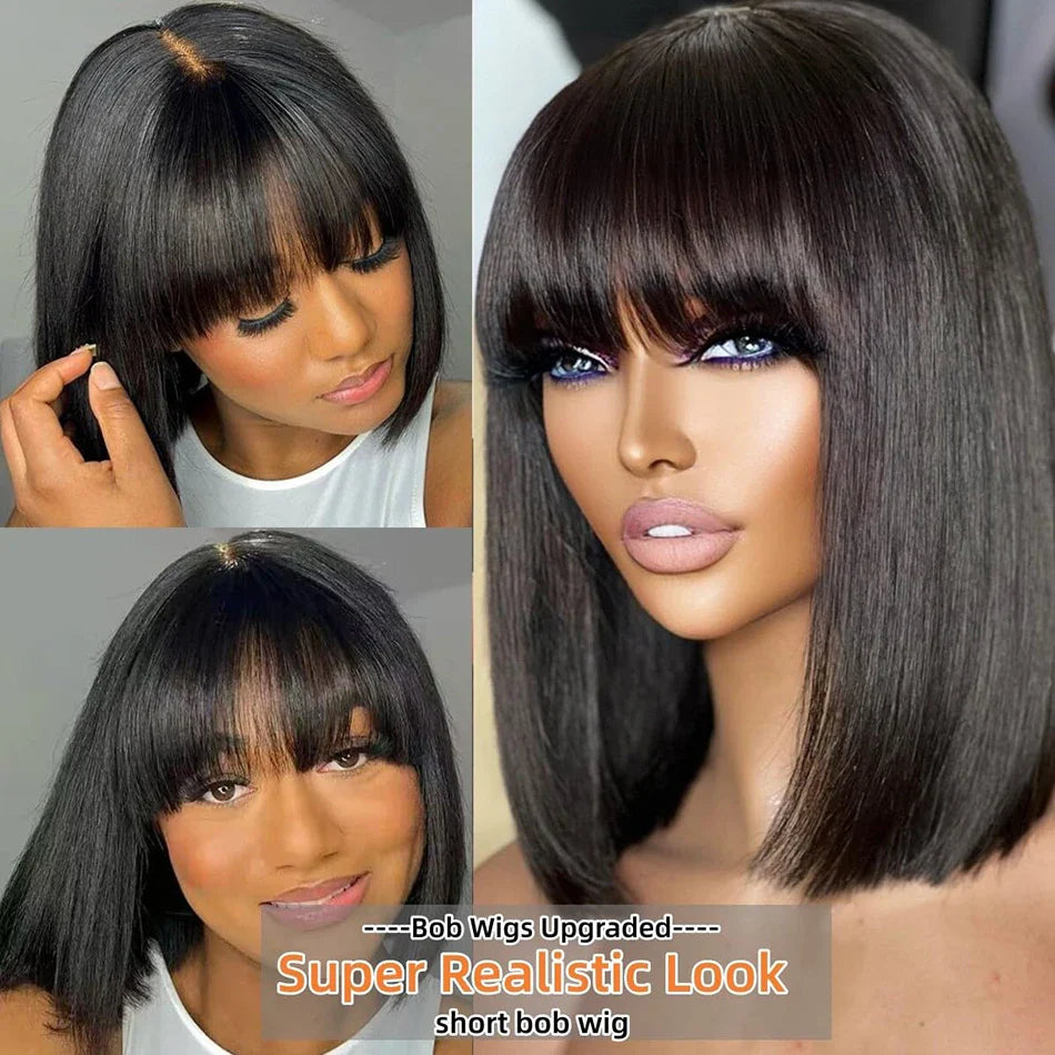 Short Bob Wig – Bone Straight