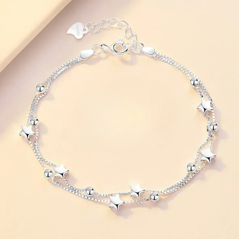 Star Chain Tassel Bracelet