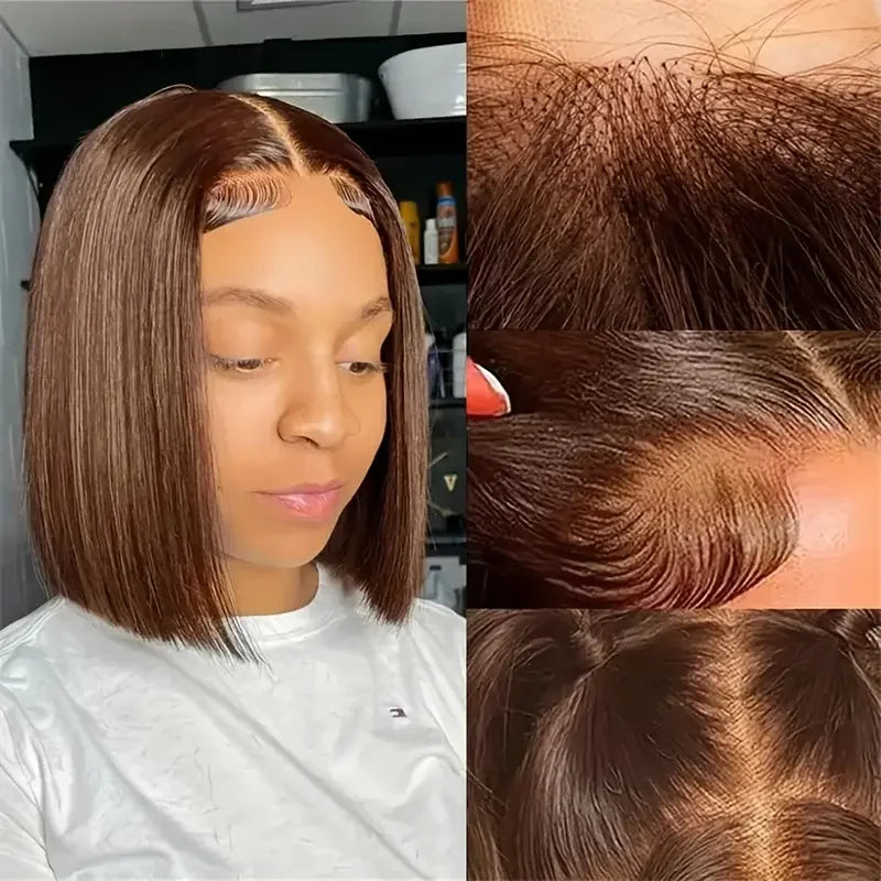 Chocolate Brown Bob Wig