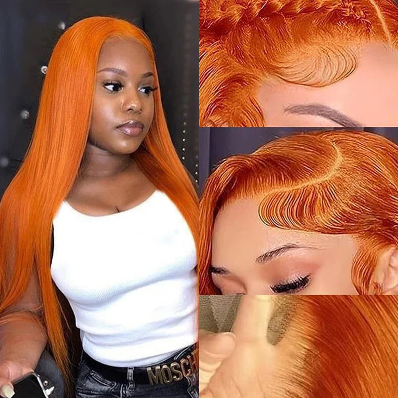 Orange Ginger Lace Front Wig