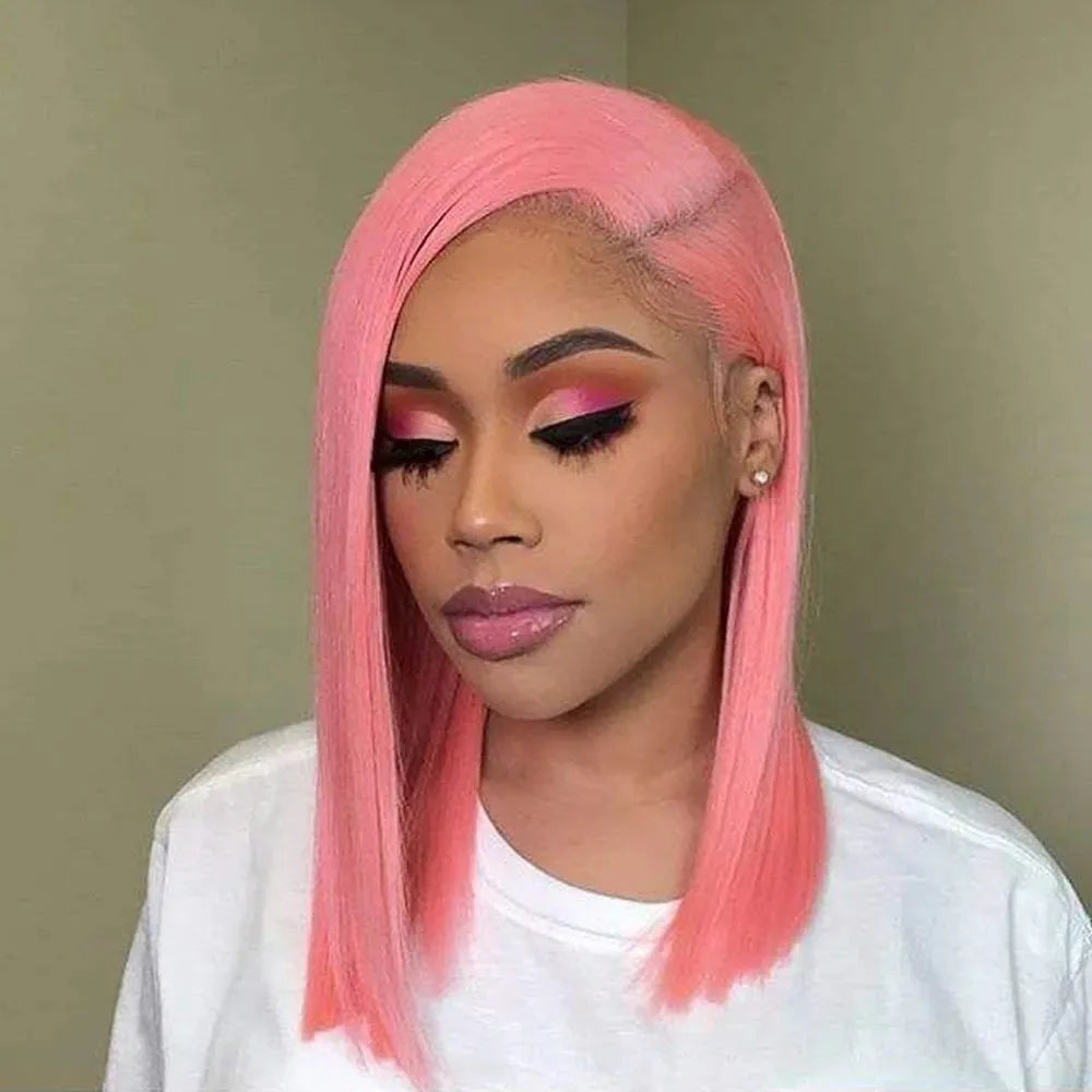 Light Pink Bob Wig