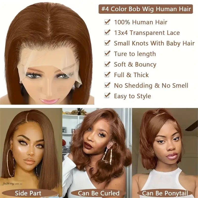 Chocolate Brown Bob Wig