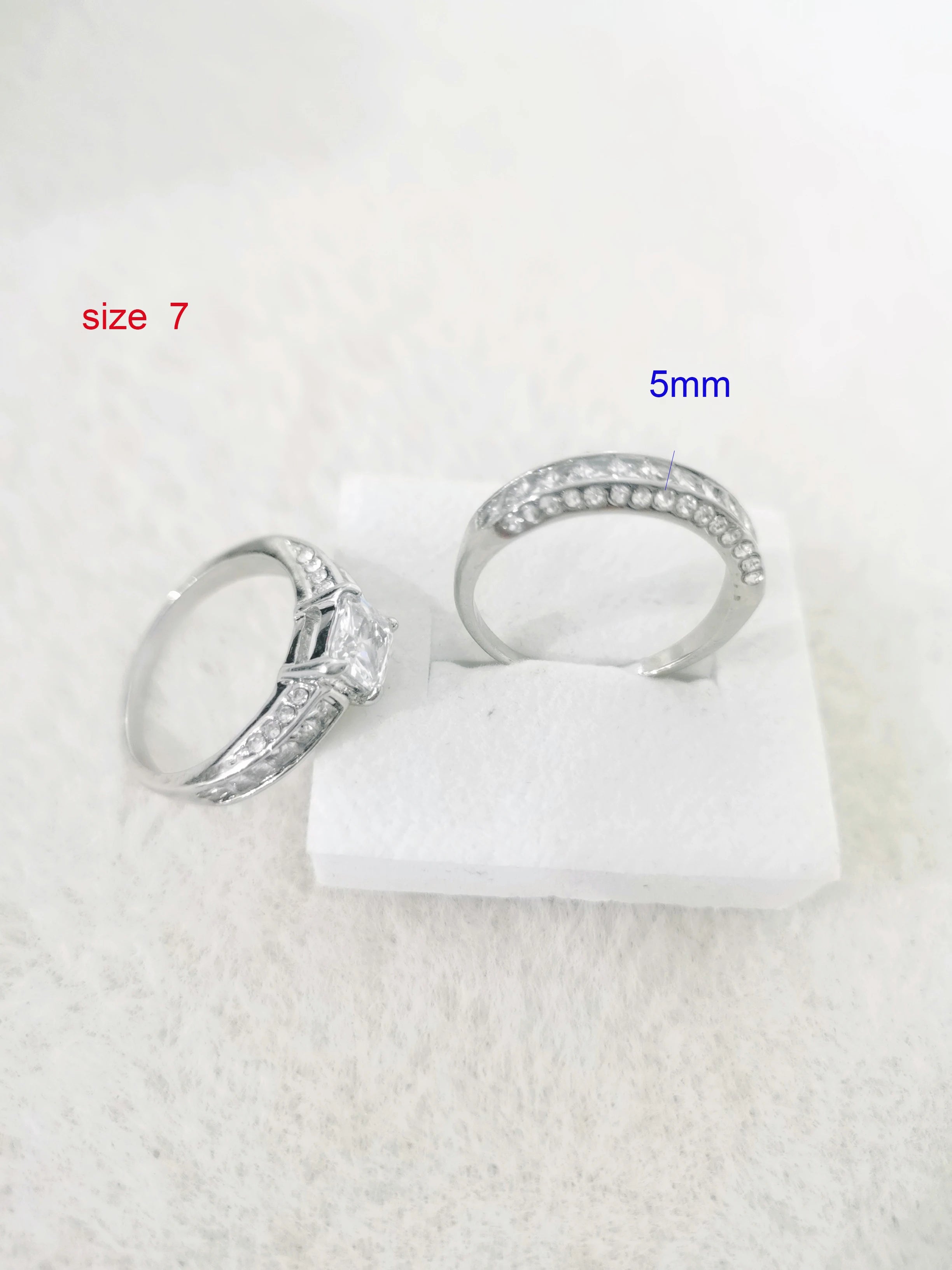2pcs/set Alliance Rings