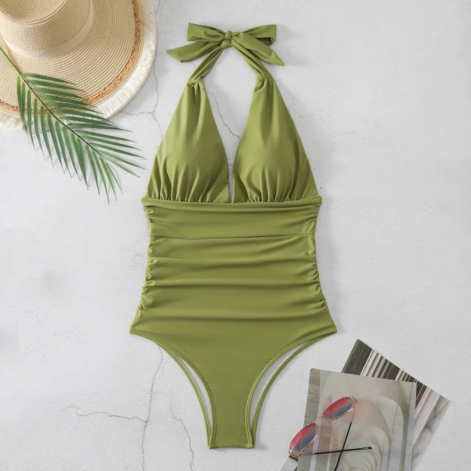 Printed One-Piece Swimsuit
