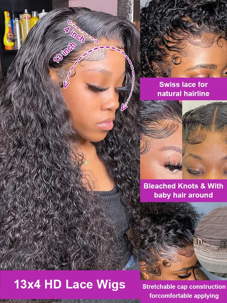 Galmora 360 HD Lace Water Curly Wig