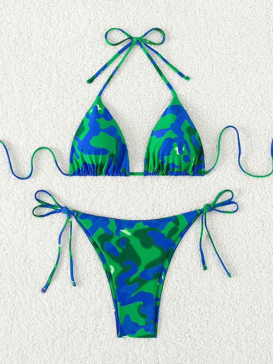 Tie-Dye Micro Bikini