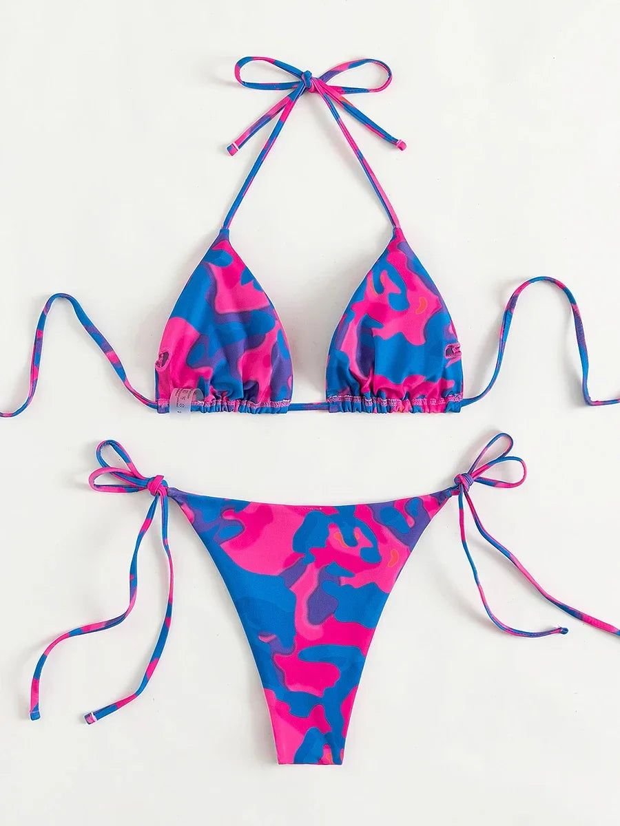 Tie-Dye Micro Bikini