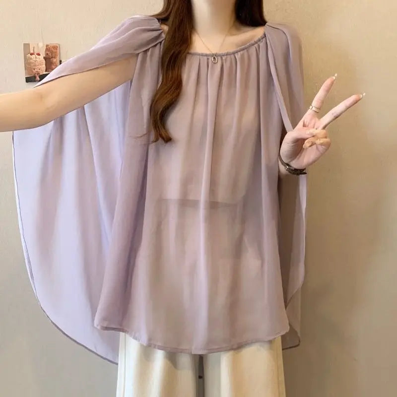 Korean Style Chiffon Blouse