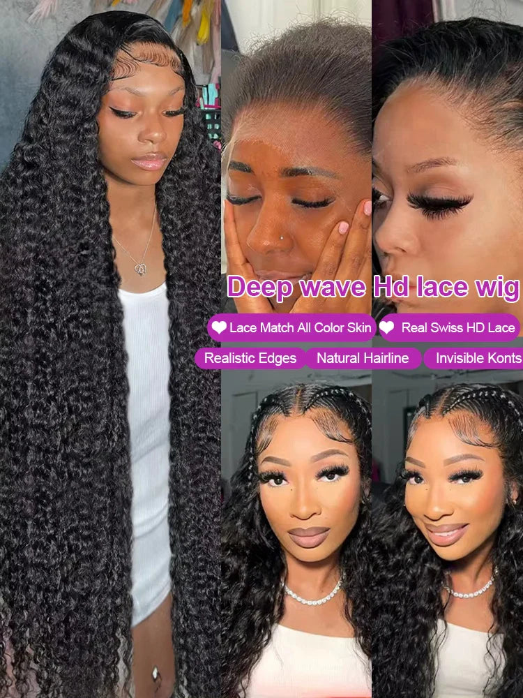 Galmora 360 HD Lace Water Curly Wig