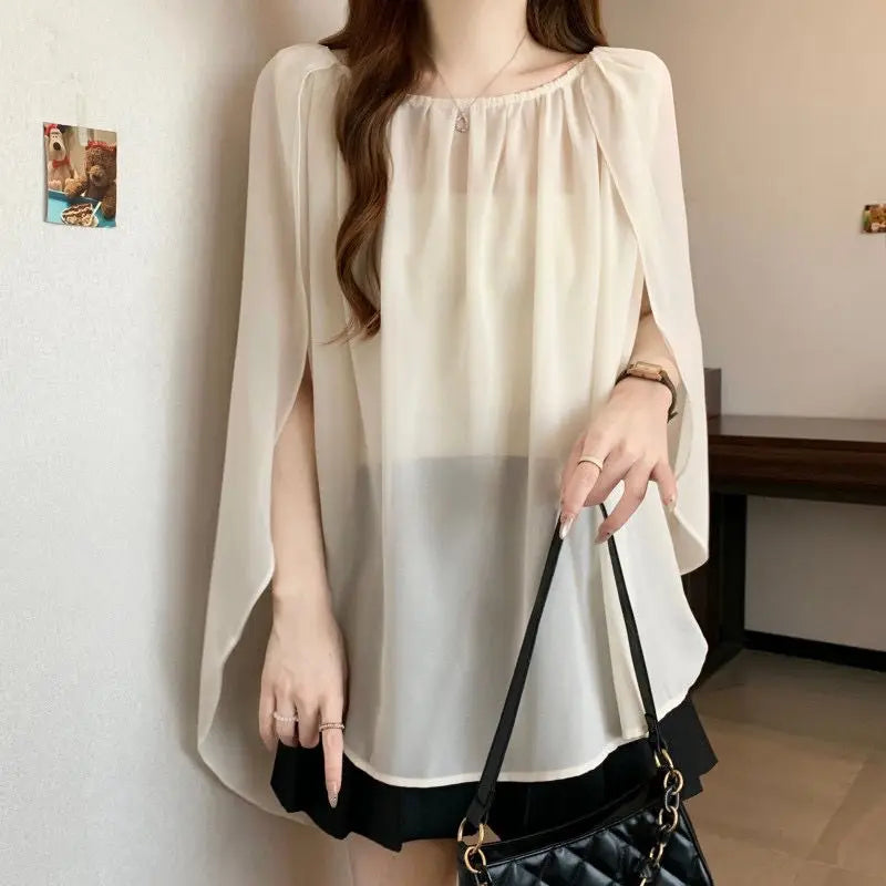Korean Style Chiffon Blouse