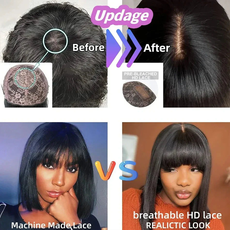 Short Bob Wig – Bone Straight