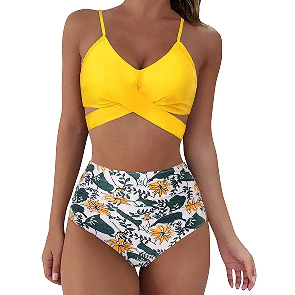 Slim Bikini Set – High Waisted Brazilian Style
