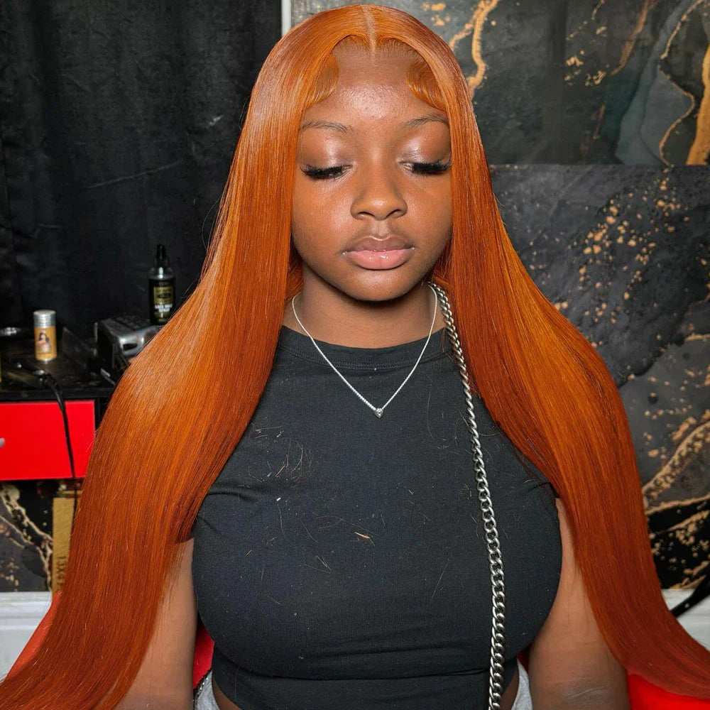 Orange Ginger Lace Front Wig