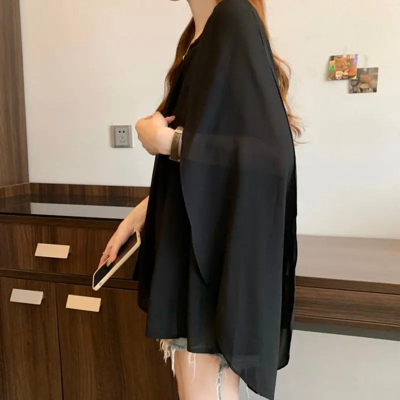 Korean Style Chiffon Blouse