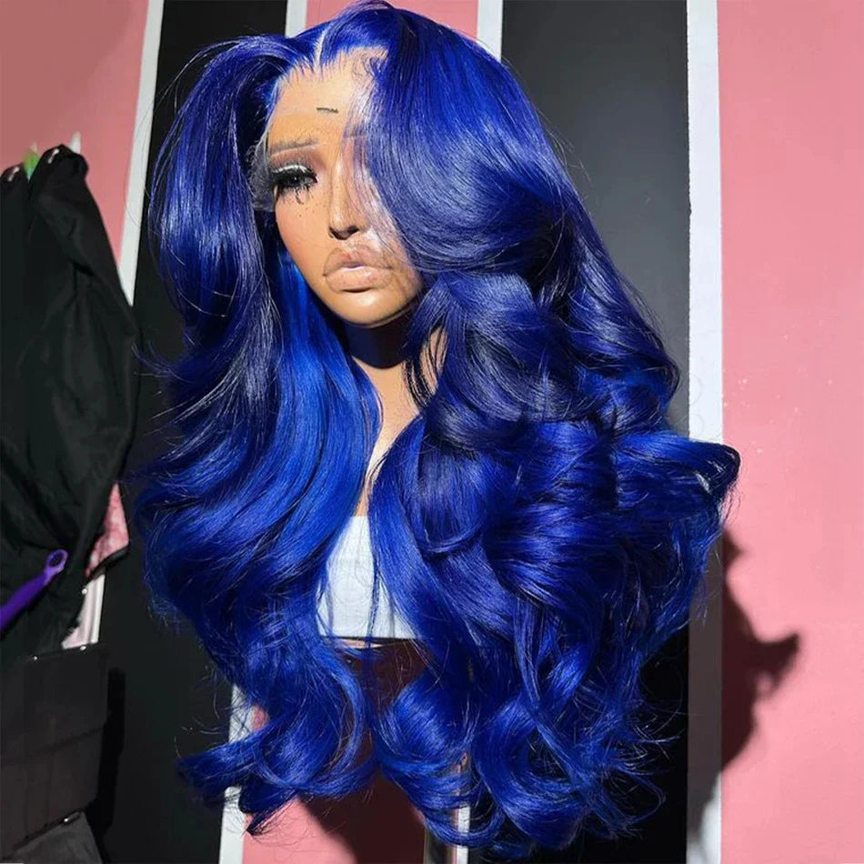Dark Blue HD Lace Wig