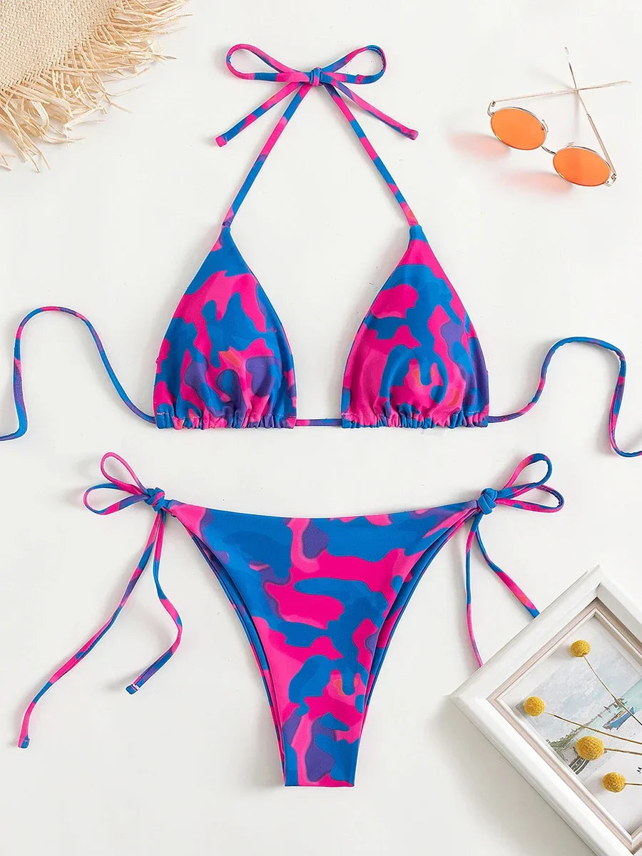 Tie-Dye Micro Bikini