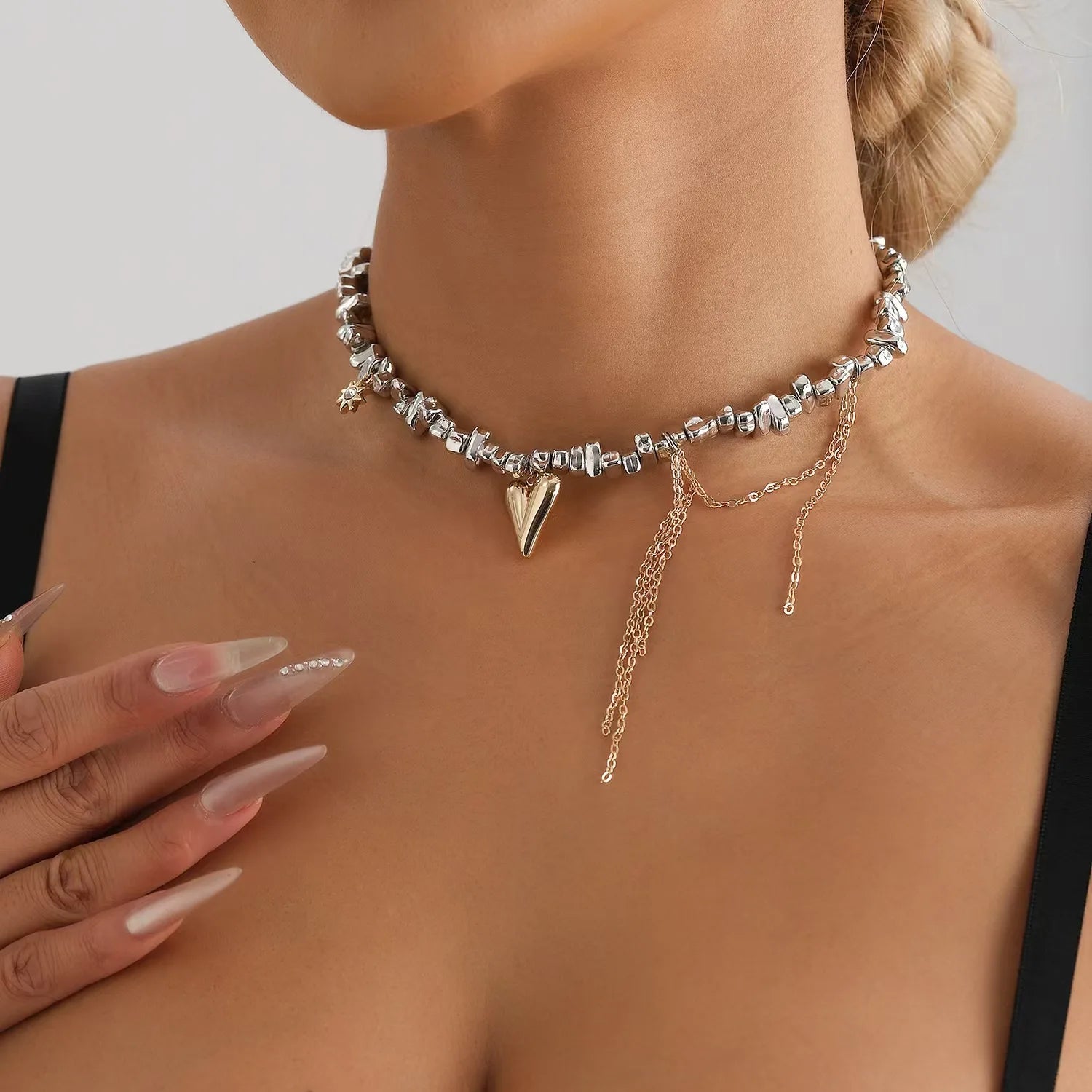 Heart Beaded Necklace