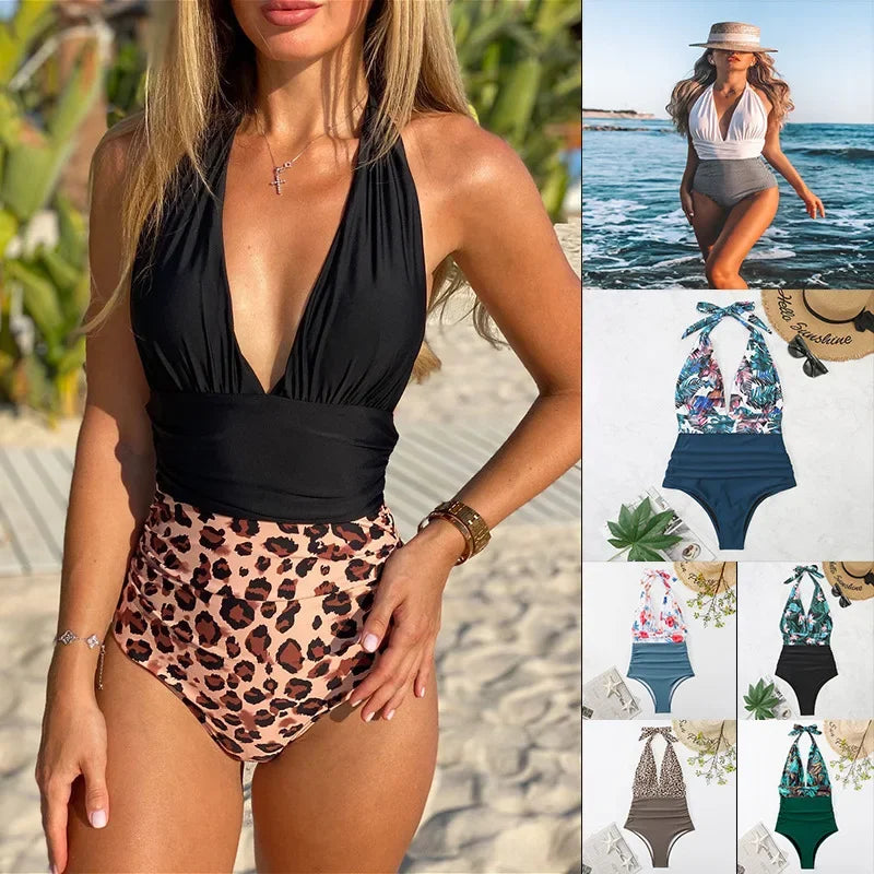 Printed One-Piece Swimsuit