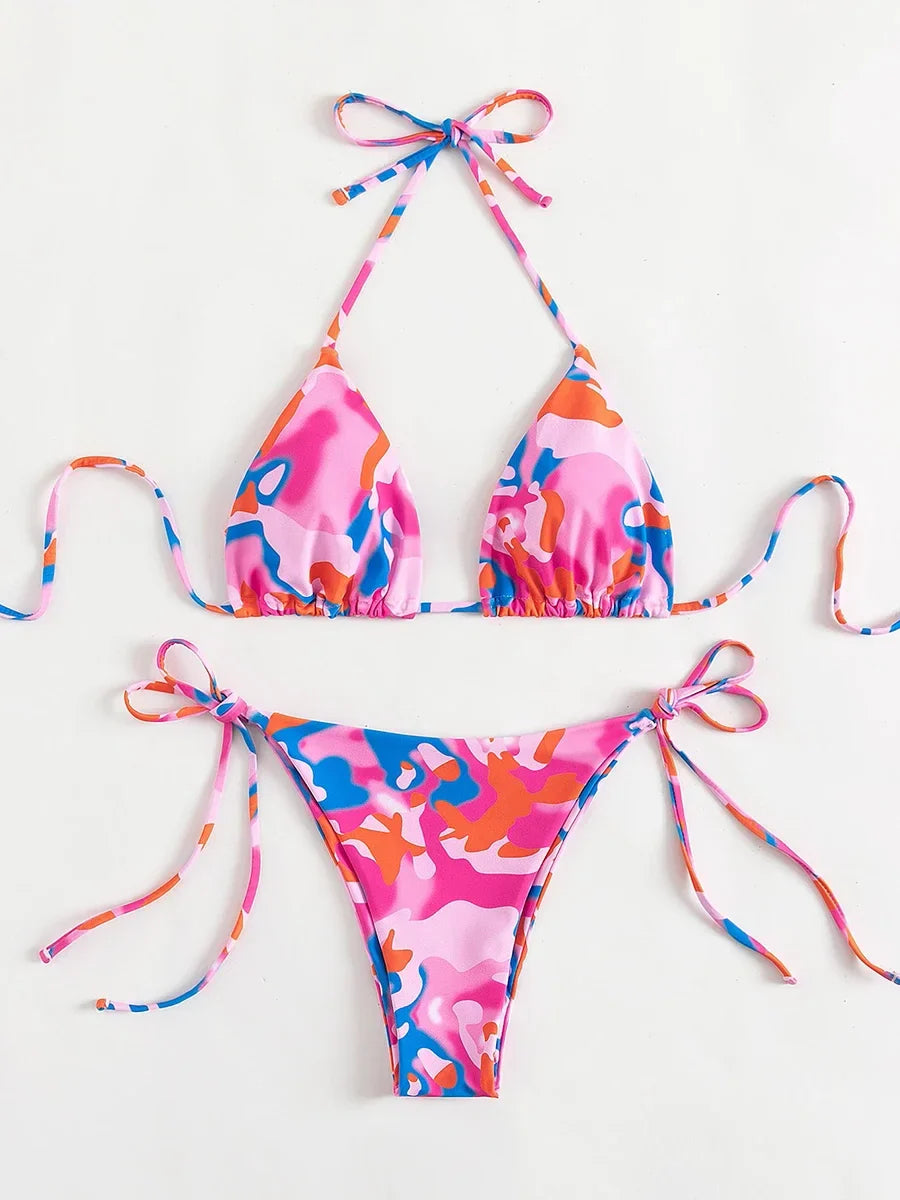 Tie-Dye Micro Bikini