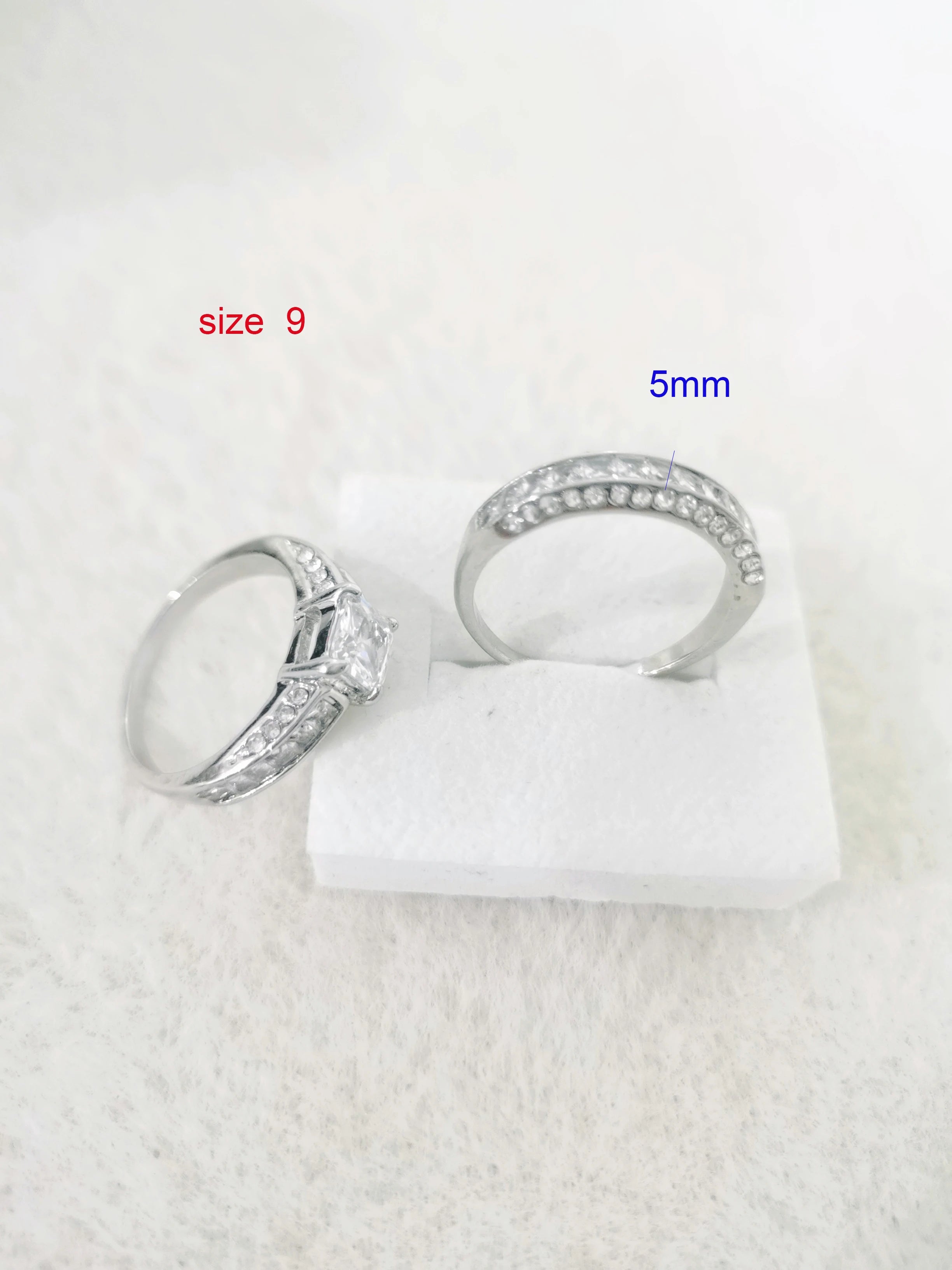 2pcs/set Alliance Rings