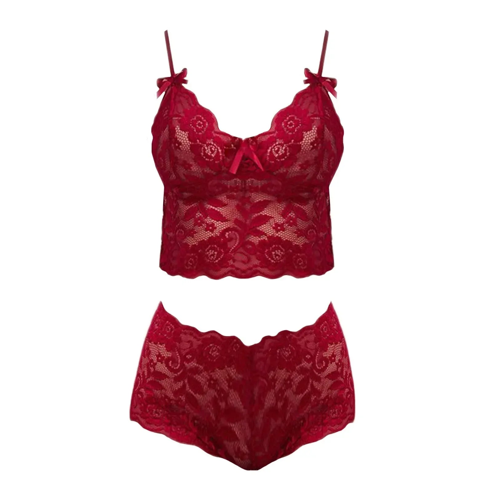Delicate Lace 2-Piece Nightwear