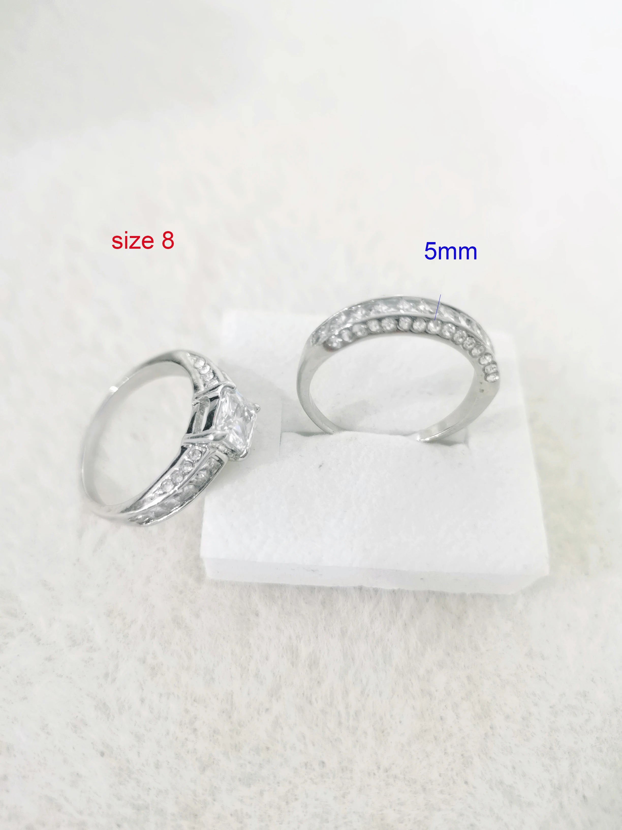 2pcs/set Alliance Rings