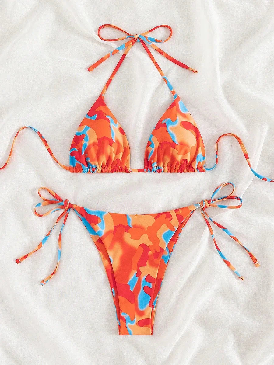 Tie-Dye Micro Bikini