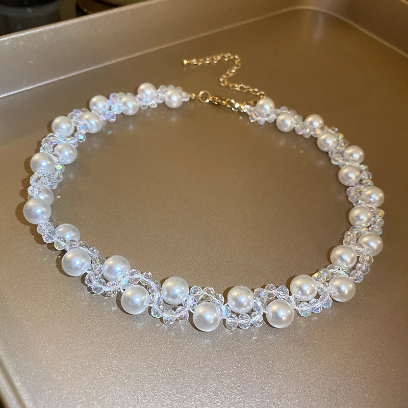 Vintage Gradient Pearl Necklace