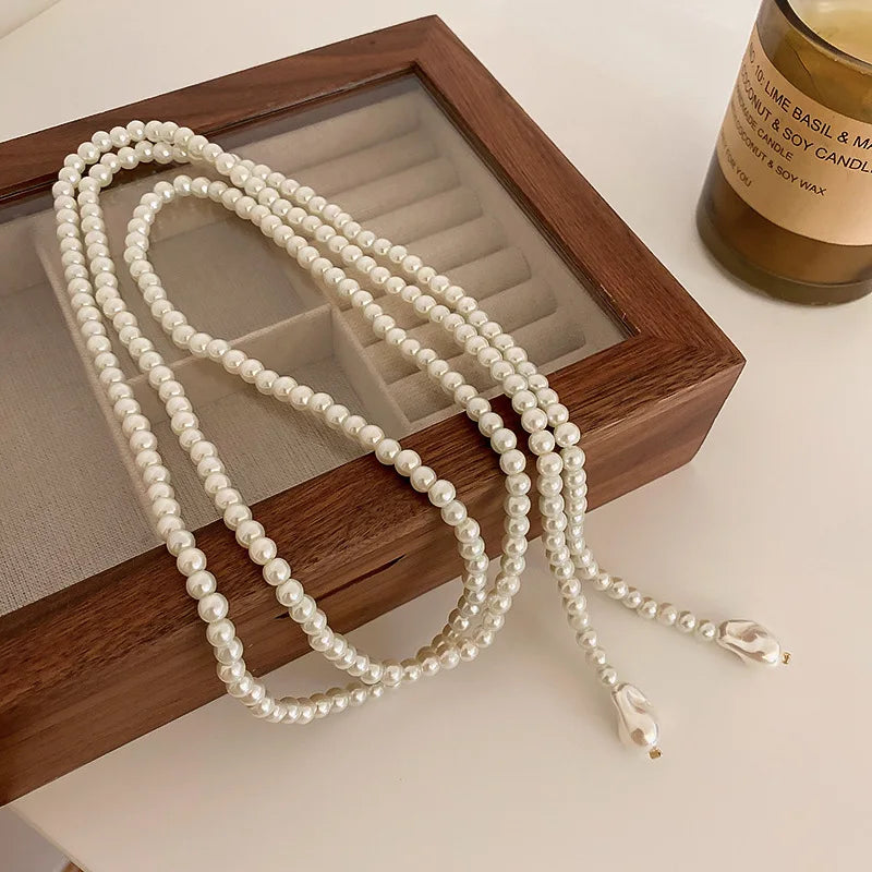 Vintage Gradient Pearl Necklace