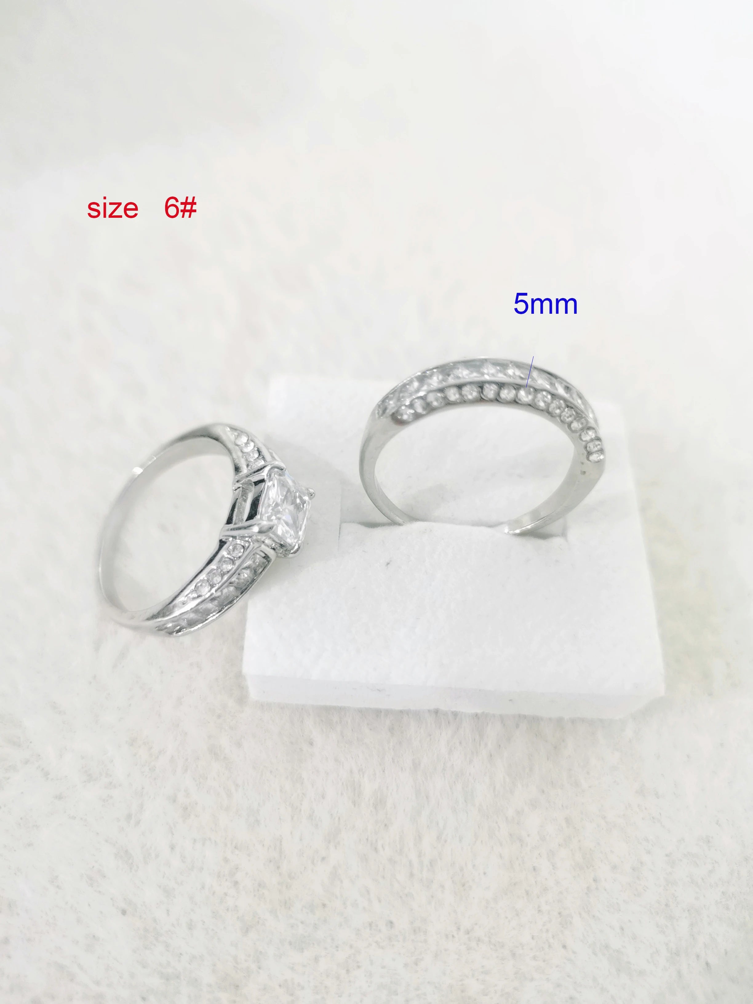 2pcs/set Alliance Rings
