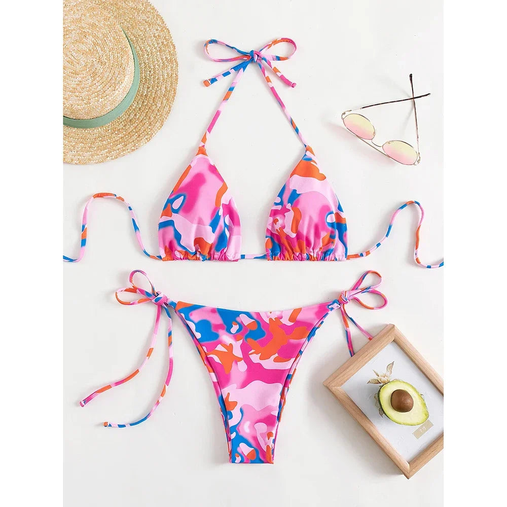 Tie-Dye Micro Bikini