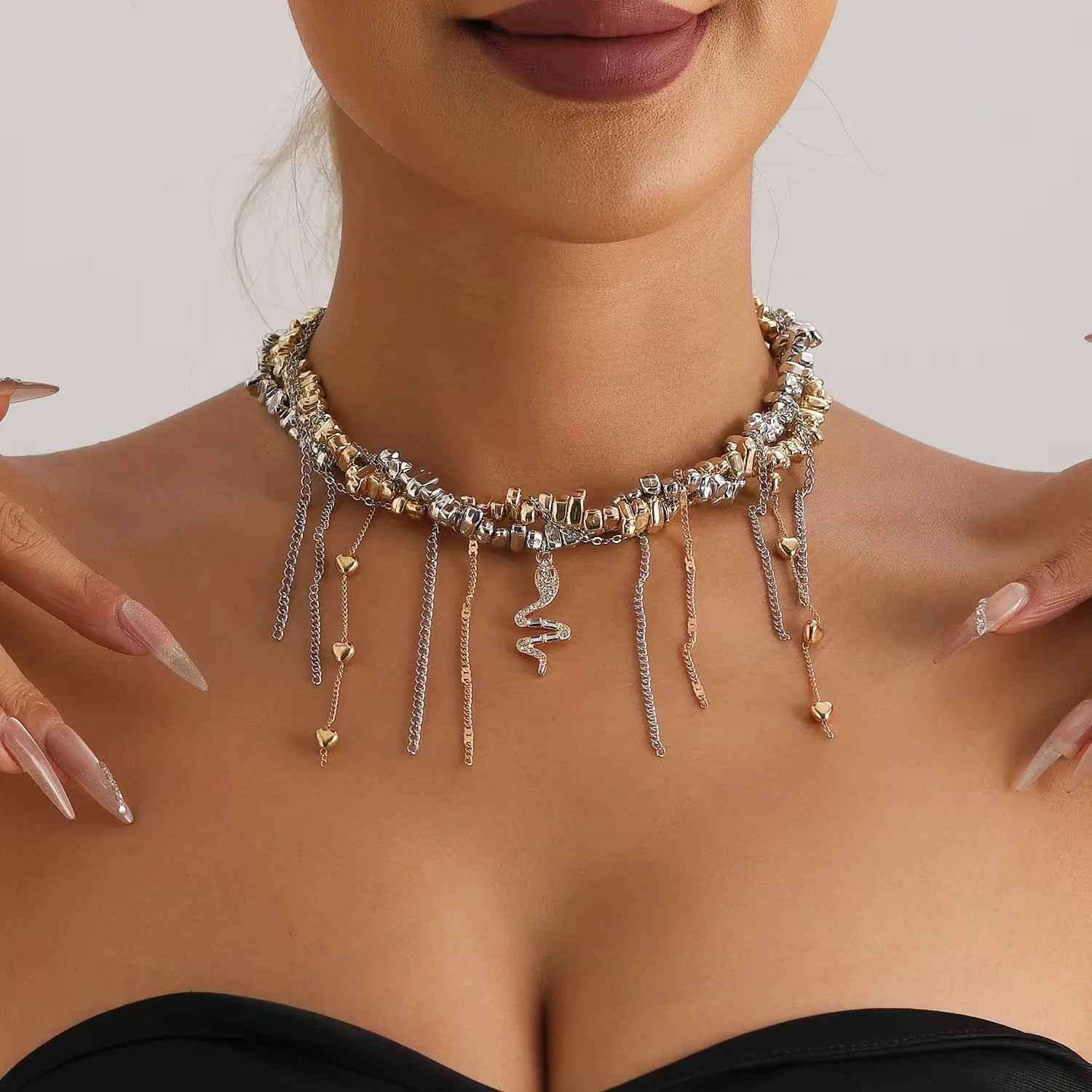 Heart Beaded Necklace
