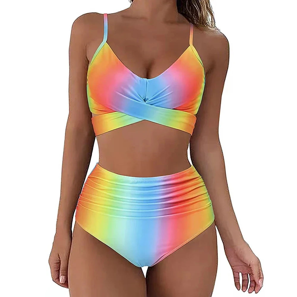 Slim Bikini Set – High Waisted Brazilian Style