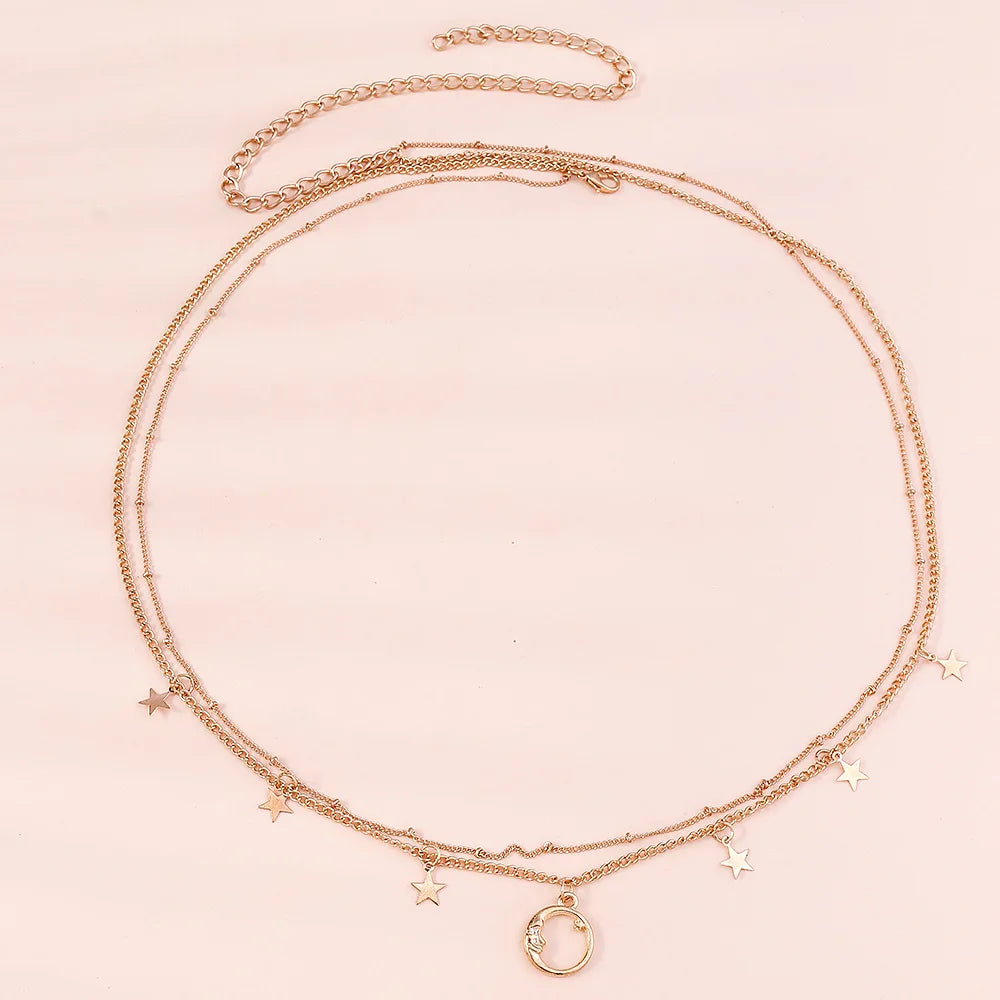 Moon Star Body Waist Chain